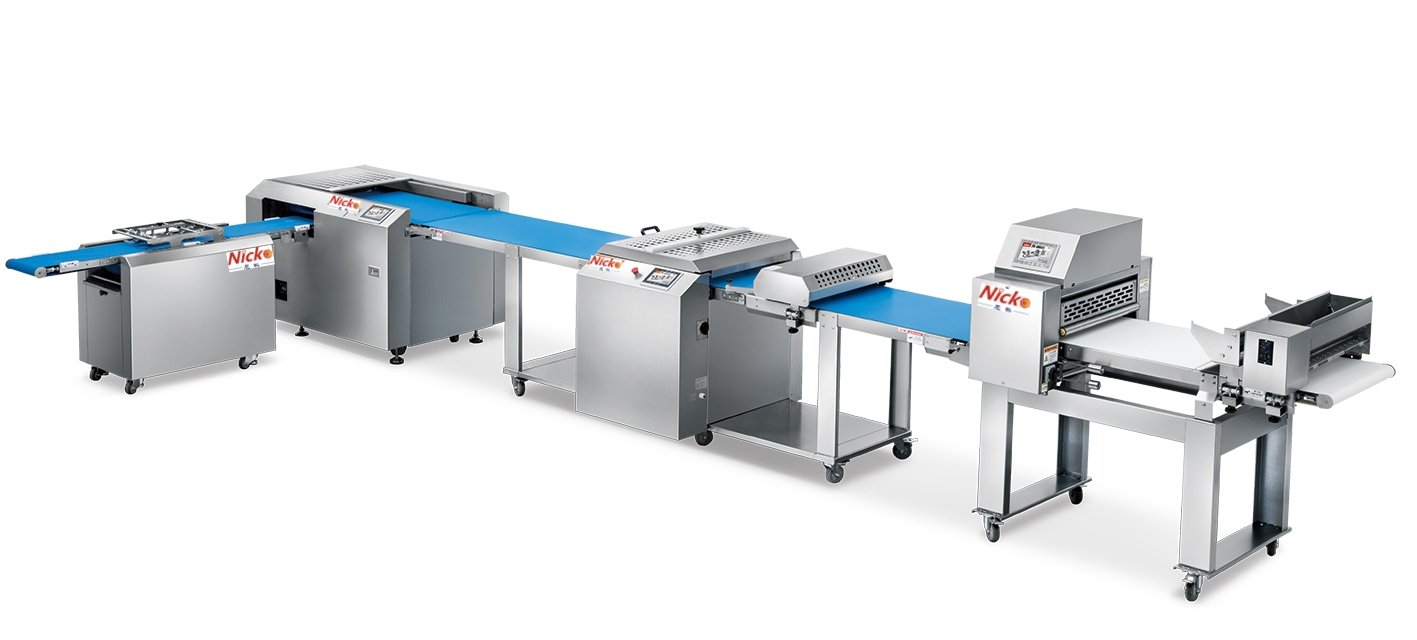 automatic croissant bread line