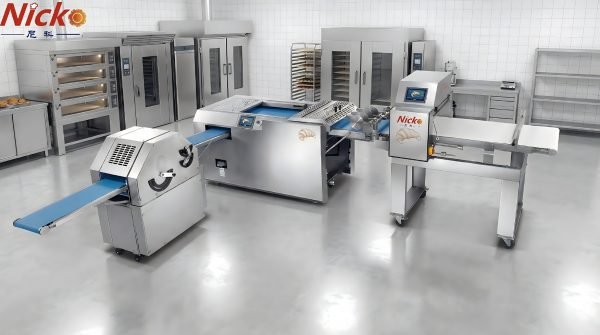 automatic croissant bread line