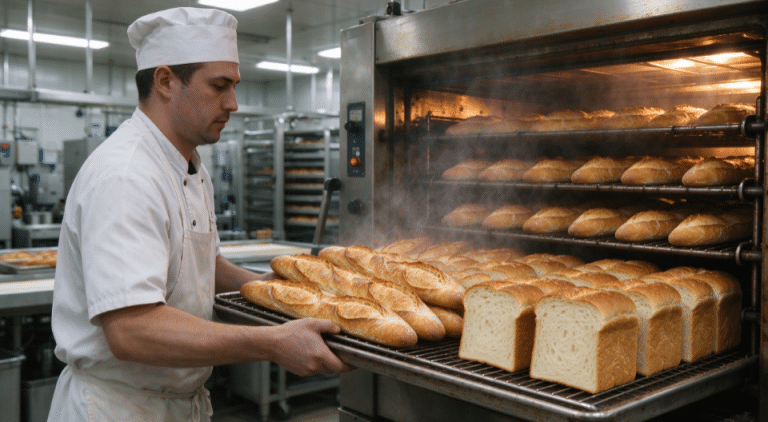 Baking Perfect Baguettes and Loaves in a Commercial Rotary Rack Oven